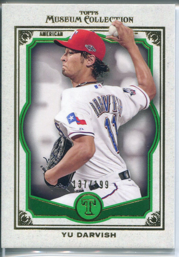 Yu Darvish 2013 Topps Museum Collection Green Parallel Card 137/199