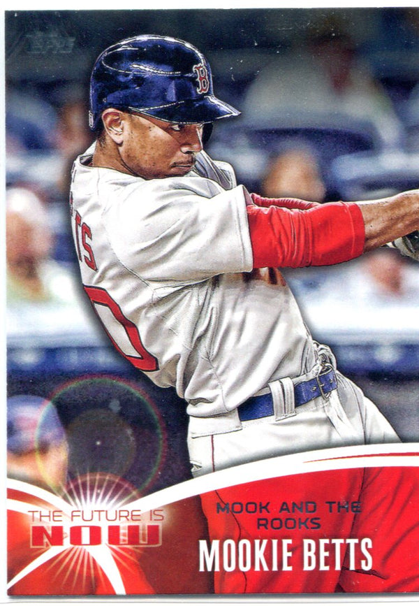 Mookie Betts 2014 Topps The Future is Now Unsigned Card
