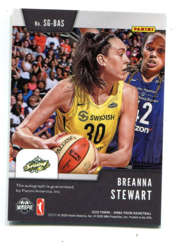 Breanna Stewart 2020 Panini Prizm #SGBAS Autographed Card