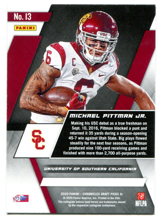 Michael Pittman Jr. 2020 Panini Chronicles Draft Picks Xr Rookie Card