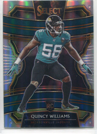 Quincy Williams 2019 Panini Select Prizm Rookie Card