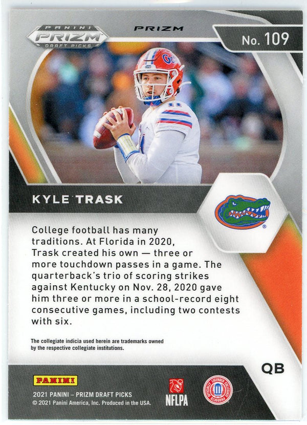 Kyle Trask 2021 Panini Prizm Draft Picks Red Prizm Card #109