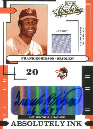 Frank Robinson Autographed Playoff Absolute Card #32/50