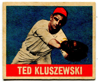 Ted Kluszewski 1948 Leaf Gum Co. Unsigned Card
