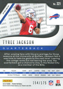 Tyree Jackson 2019 Panini Prizm Green Hyper Rookie Card 154/175