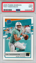 Tua Tagovailoa 2020 Panini Donruss Rookie Card #302 (PSA)