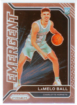 LaMelo Ball 2020-21 Panini Prizm Emergent Rookie Card #23