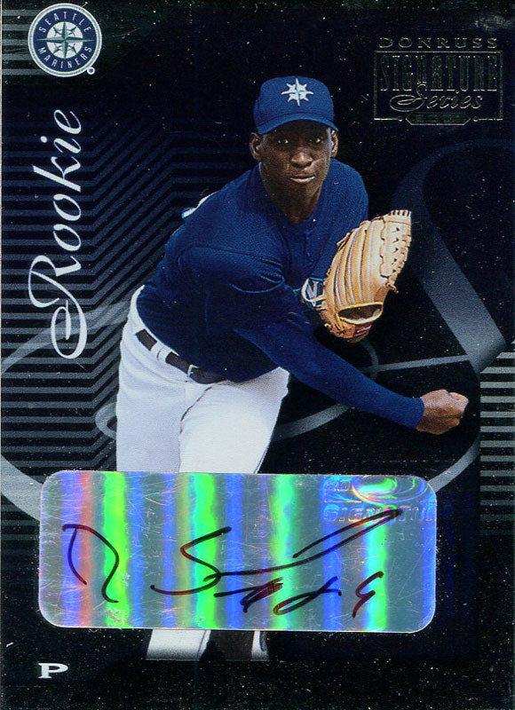 Rafael Soriano Autographed 2001 Donruss Rookie Card