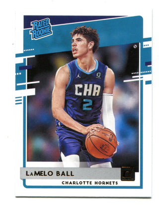 LaMelo Ball 2020-21 Panini Donruss Rated Rookie #202 Card