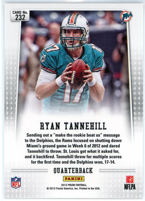 Ryan Tannehill 2012 Panini Prizm Rookie Card #232