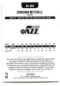 Donovan Mitchell 2017-18 NBA Hoops #263 Holo Silver (041/199)