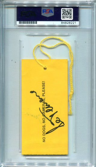 Jack Nicklaus Autographed 1981 Ryder Cup Ticket Stub (PSA)