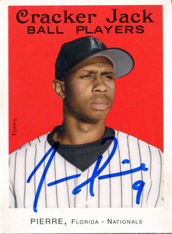 Juan Pierre Autographed 2004 Topps Cracker Jack Card
