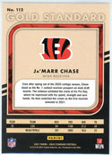 Ja'Marr Chase 2021 Panini Gold Standard Gold Rookie Card