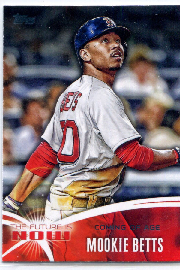 Mookie Betts 2014 Topps The Future is Now Unsigned Card