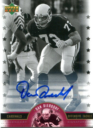 Dan Dierdorf Autographed Upper Deck Card