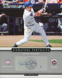 David Wright Autographed 2005 Upper Deck Portrait Card