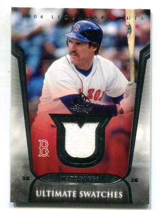 Wade Boggs 2004 Upper Deck Ultimate Swatches #USWB Card