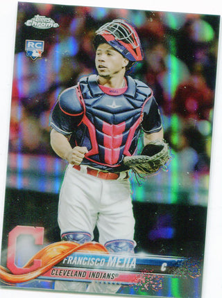 Francisco Mejia 2018 Topps Chrome Refractor Rookie Card #92