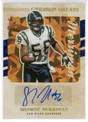 Shawne Merriman Autographed 2021 Panini Gridiron Greats Card