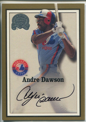 Andre Dawson Autographed 2000 Fleer Greats of the Game Card