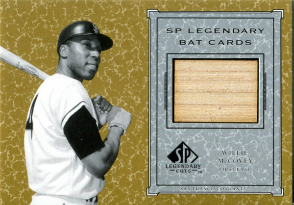 Willie McCovey 2001 Upper Deck Game Used Bat Card