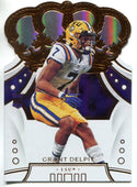 Grant Delpit 2020 Panini Chronicles Draft Picks Crown Royale Rookie Card