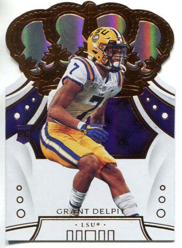 Grant Delpit 2020 Panini Chronicles Draft Picks Crown Royale Rookie Card