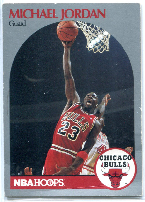 Michael Jordan 1990 NBA Hoops Card