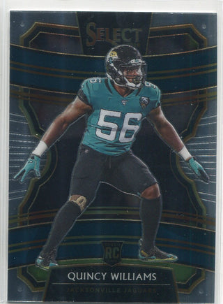 Quincy Williams 2019 Panini Select Rookie Card