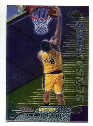 Kobe Bryant 1999 Topps Finest Sensations #128 Card