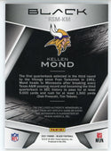 Kellen Mond Autographed 2021 Panini Black Rookie Jersey Card