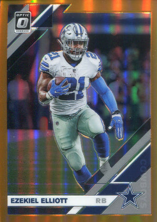Ezekiel Elliot 2019 Donruss Optic Orange Prizm Card 32/199
