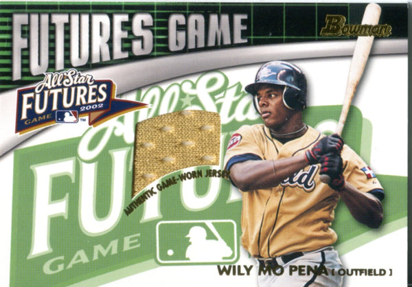 Willy Mo Pena 2003 Topps Game Worn Jersey Card