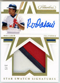 Rod Carew Autographed 2021 Panini Flawless Jersey Card #SSS-RC