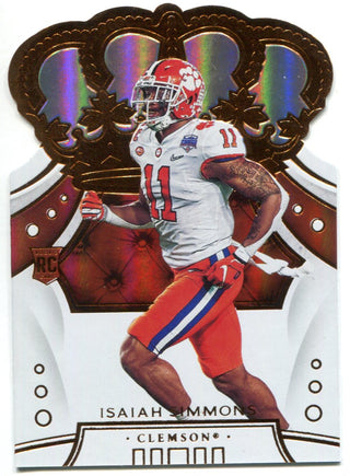 Isaiah Simmons 2020 Panini Chronicles Draft Picks Crown Royale Rookie Card