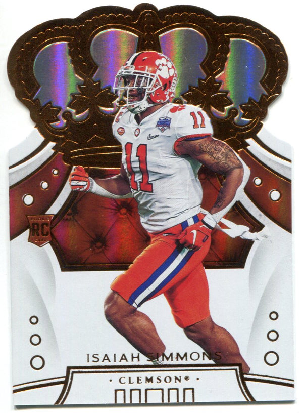 Isaiah Simmons 2020 Panini Chronicles Draft Picks Crown Royale Rookie Card