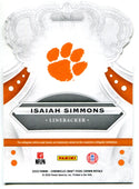 Isaiah Simmons 2020 Panini Chronicles Draft Picks Crown Royale Rookie Card