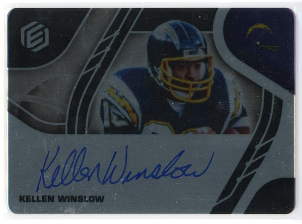 Kellen Winslow Autographed 2021 Panini Elements Card
