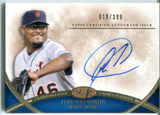 Jose Valverde Autographed Topps Card #19/399