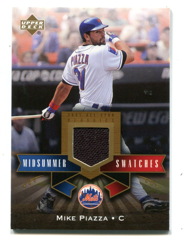 Mike Piazza 2005 Upper Deck Midsummer Swatches #MSMP Card