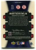 Upper Deck Trilogy Jim Rice David Ortiz Kevin Youkilis Authentic Jersey Card