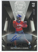 Seth Williams Autographed 2021 Panini Black Rookie Card