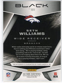 Seth Williams Autographed 2021 Panini Black Rookie Card