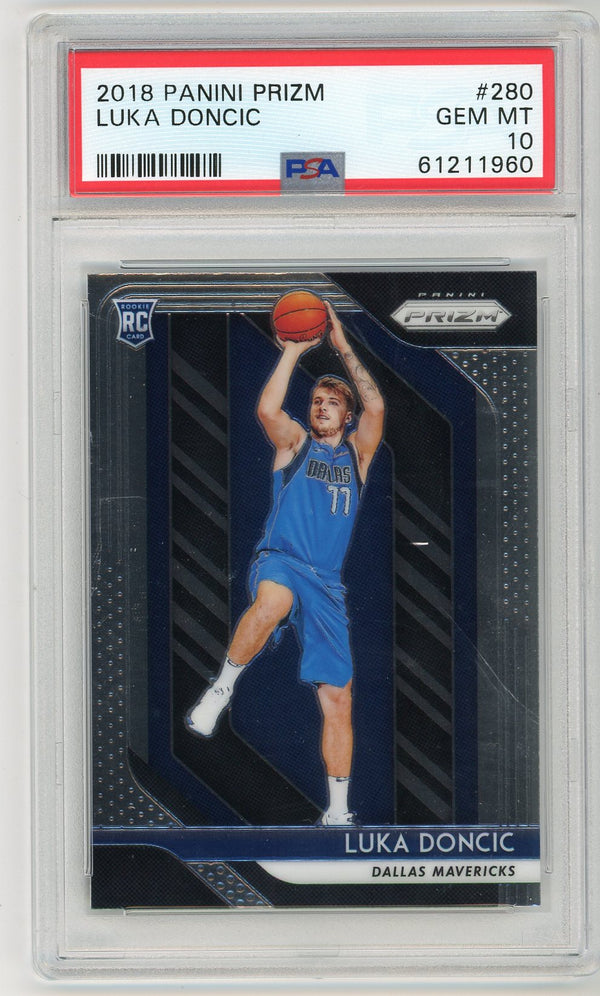 Luka Doncic 2018 Panini Prizm #280 PSA GEM MT 10 Card