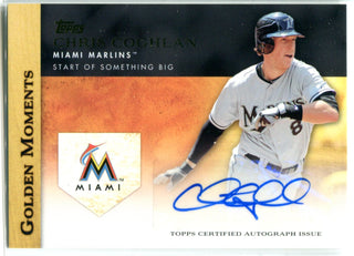 Chris Coghlan Autographed Topps Card