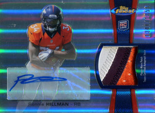 Ronnie Hillman Autographed 2012 Topps Finest Rookie Jersey Card