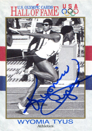 Wyomia Tyus Autographed 91' Impel Olympic HOF Card