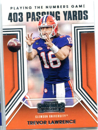 Trevor Lawrence 2021 Panini Contenders Draft Picks Rookie Card