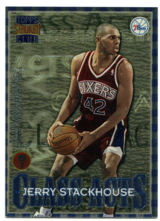 Michael Jordan Jerry Stackhouse Topps Stadium Club Duel Class Acts